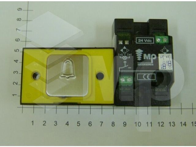 PULSADOR COMPACQ T BRAILLE ALARMA 2 CTO CONFIG