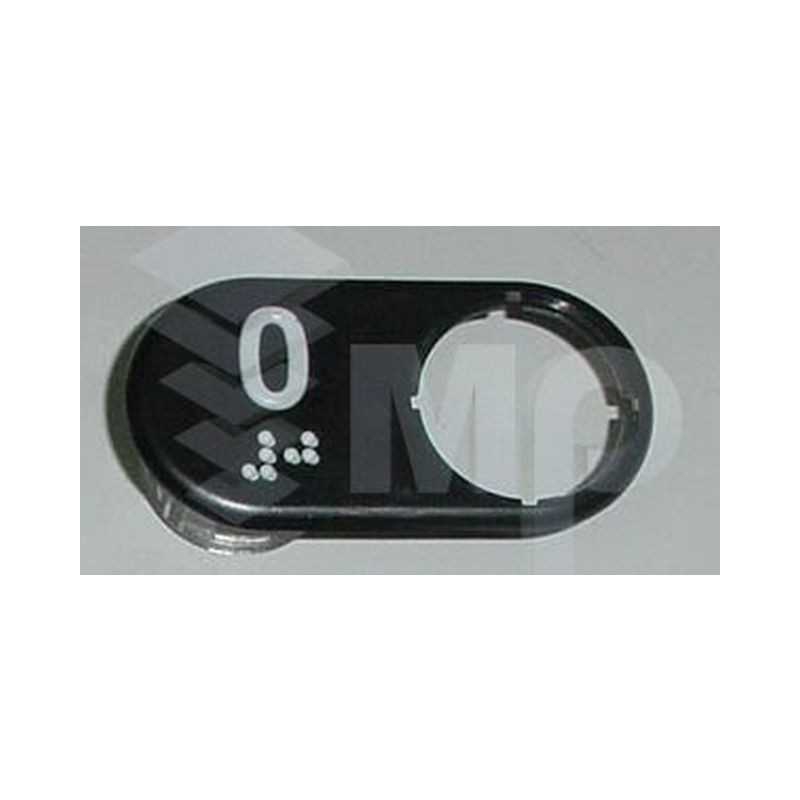CARATULA PULSADOR ROLLE NEGRA (LL)